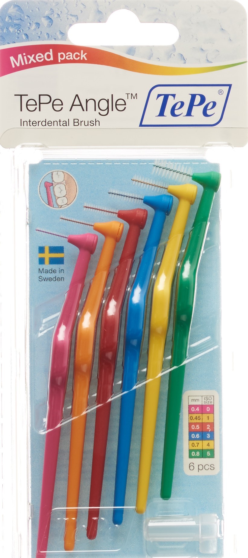 TEPE Angle Interdental-Brush assortiert 6 Stk