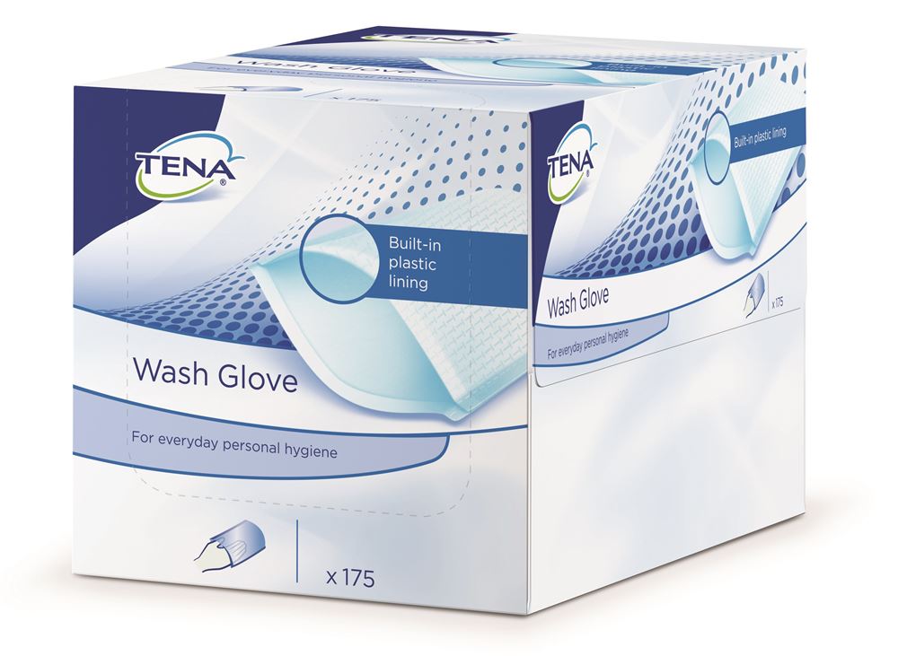 TENA Wash Glove mit Folie 175 Stk