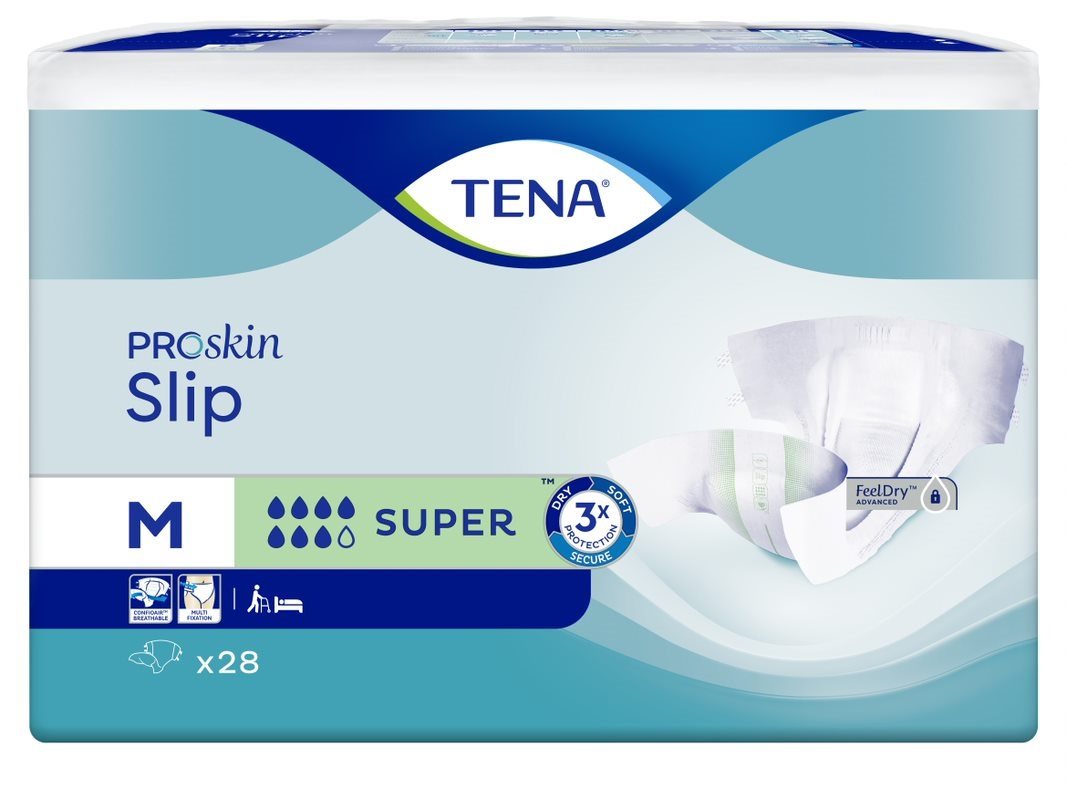 Einlage mit Klebelasche TENA Slip Super grün (M)