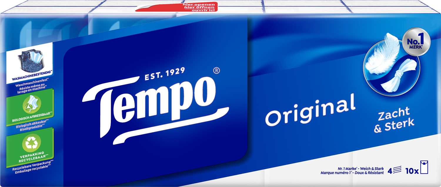 TEMPO Taschentücher Classic 10 x 10 Stk