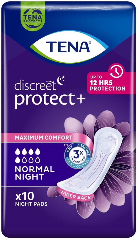 TENA Discreet Normal Night 10 pce