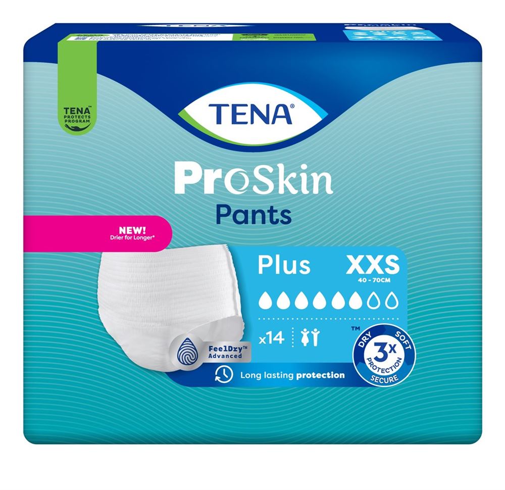 TENA Pants Plus XXS 40-70cm 14 Stk