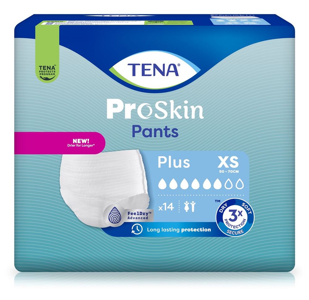 TENA Pants Plus XS 50-70cm 14 Stk