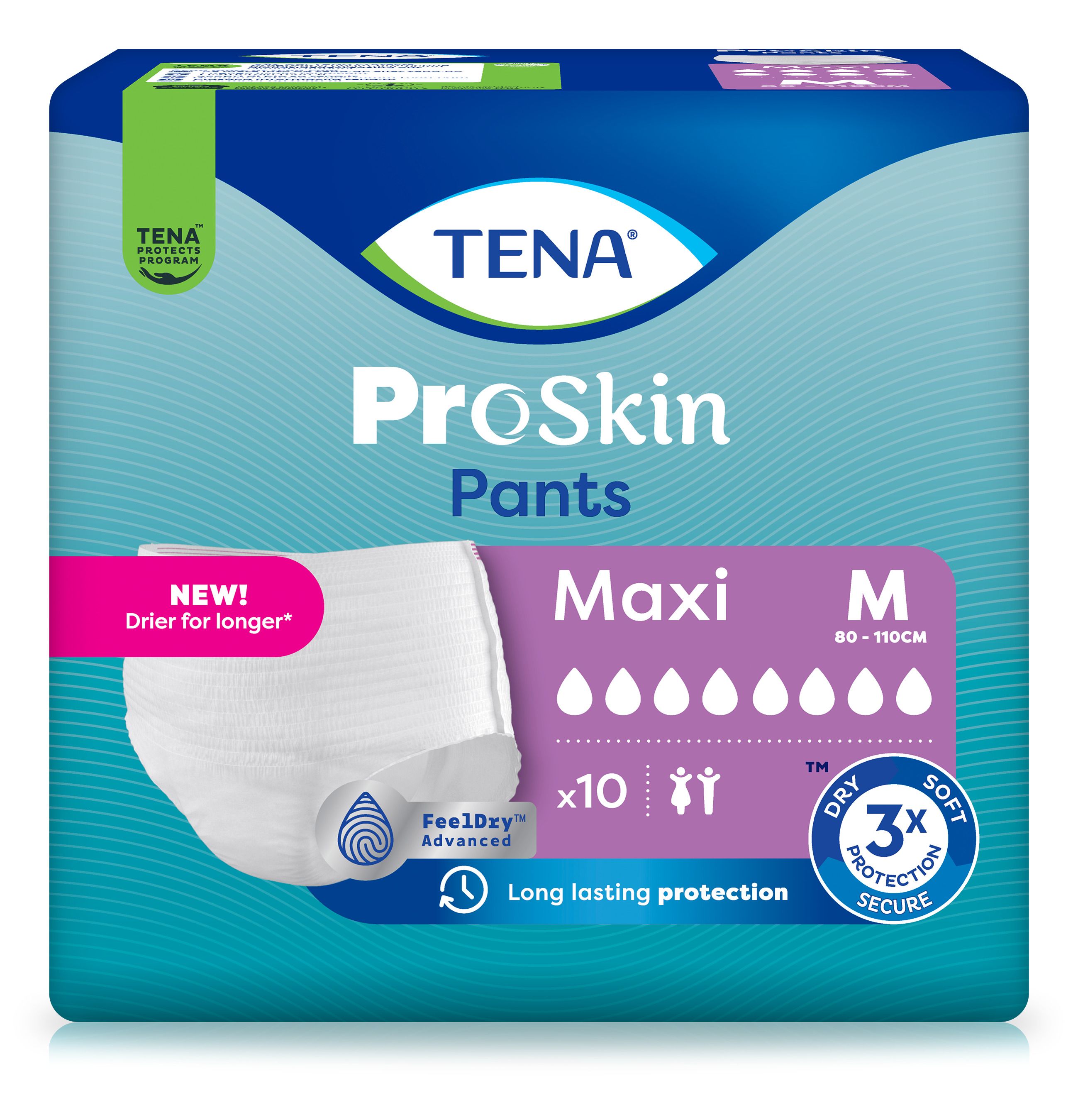 TENA Pants Maxi M 80-110cm 4 x 10 Stk