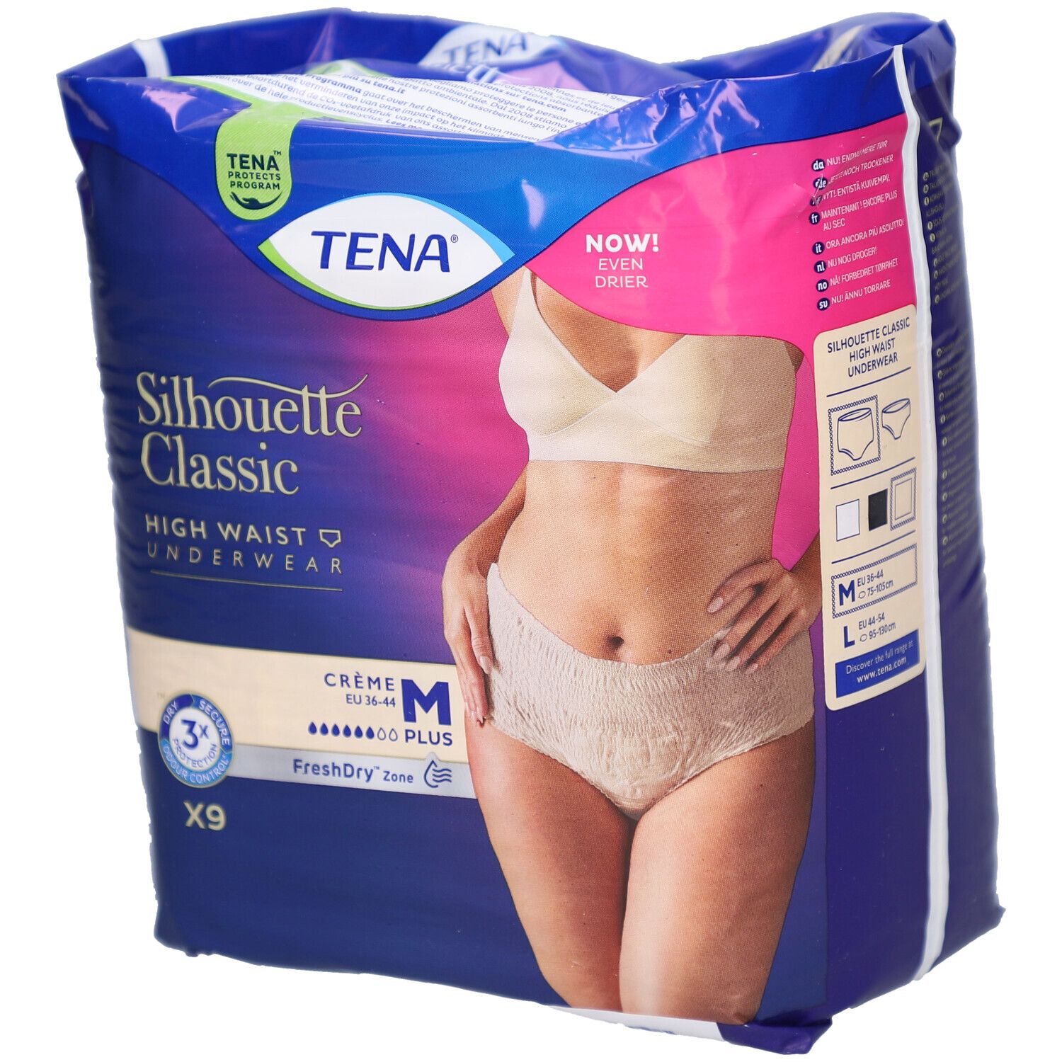 TENA Silhouette Classic Plus M creme 9 Stk