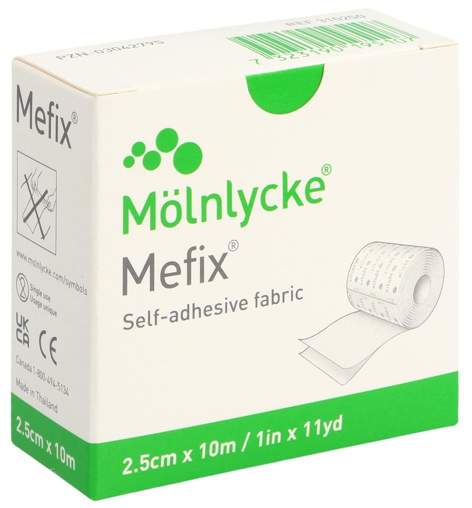MEFIX vlies autocollant 2.5cmx10m rouleau