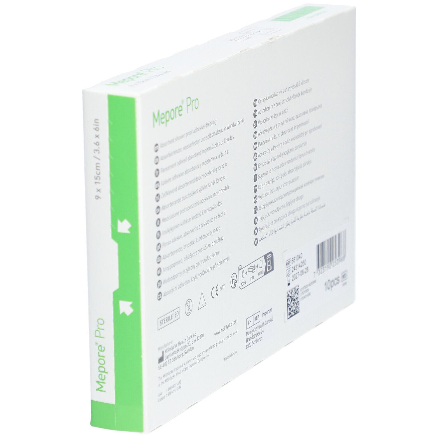 MEPORE PRO Wundv 15x9cm Wundk 9x5cm st (n) 10 Stk
