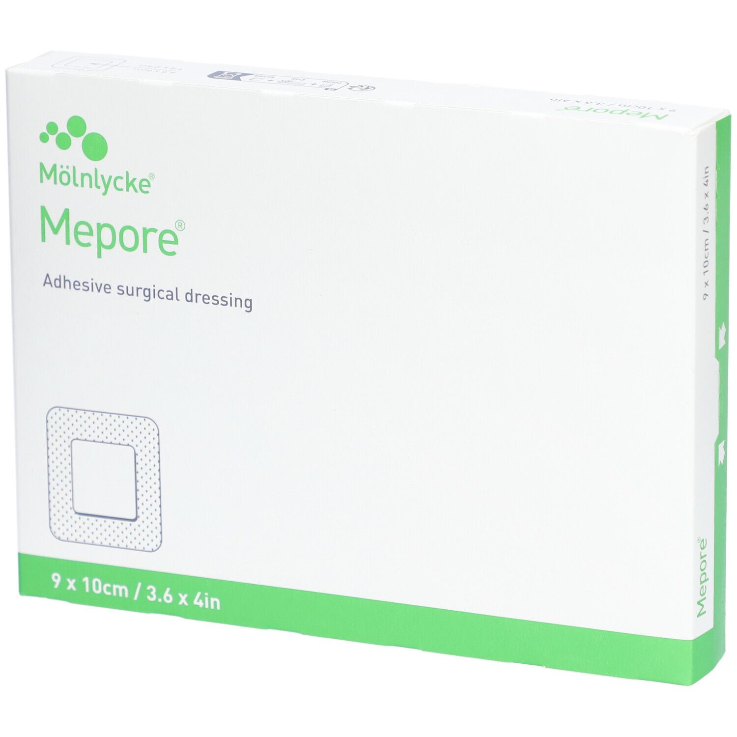 MEPORE Wundverband 10x9cm Wundkiss 4.5x6cm 5 Stk