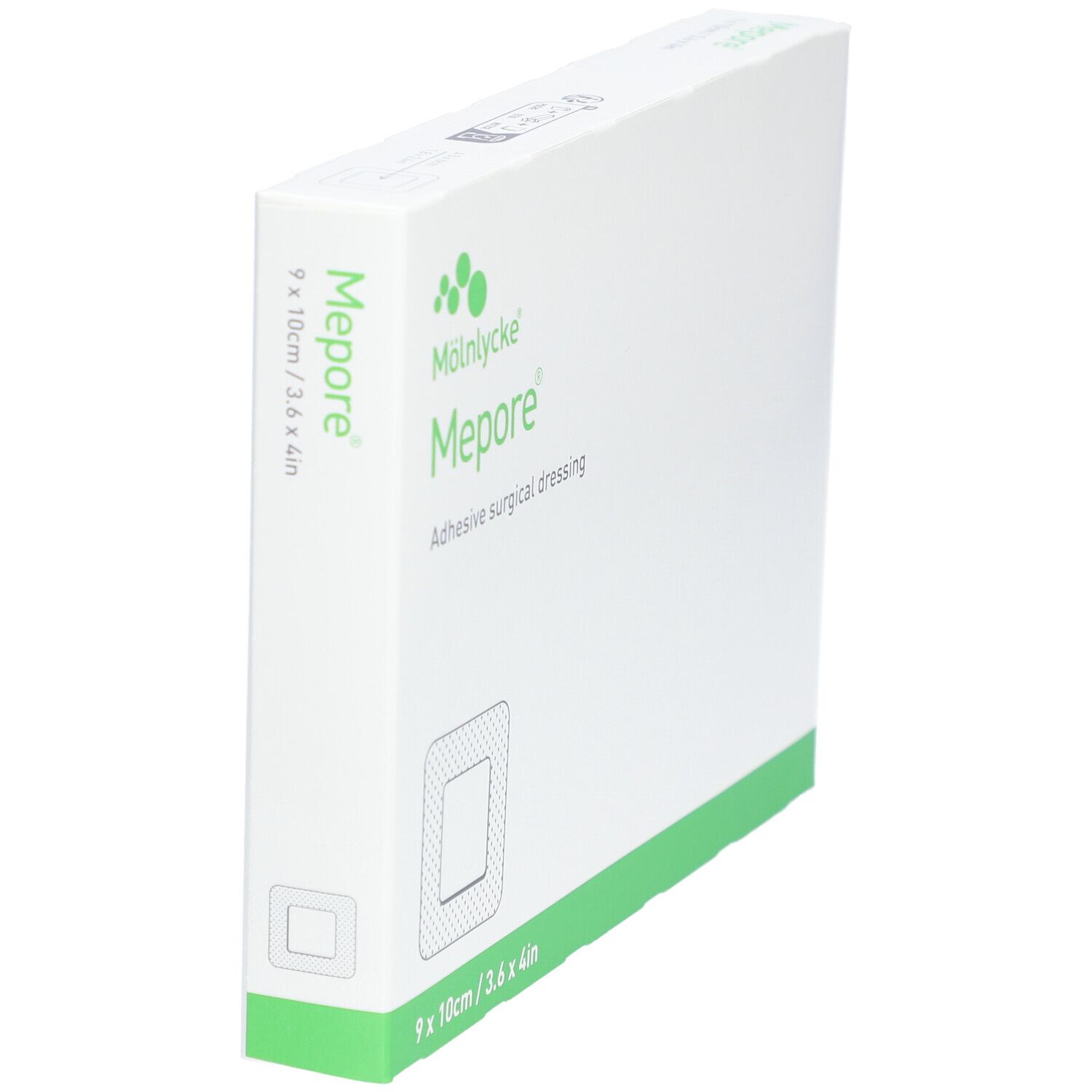MEPORE Wundverband 10x9cm Wundkiss 4.5x6cm 5 Stk