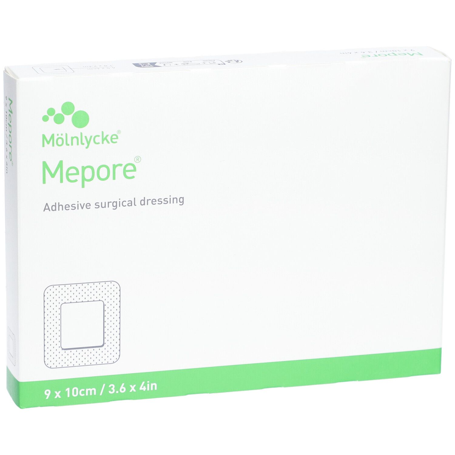 MEPORE Wundverband 10x9cm Wundkiss 4.5x6cm 5 Stk