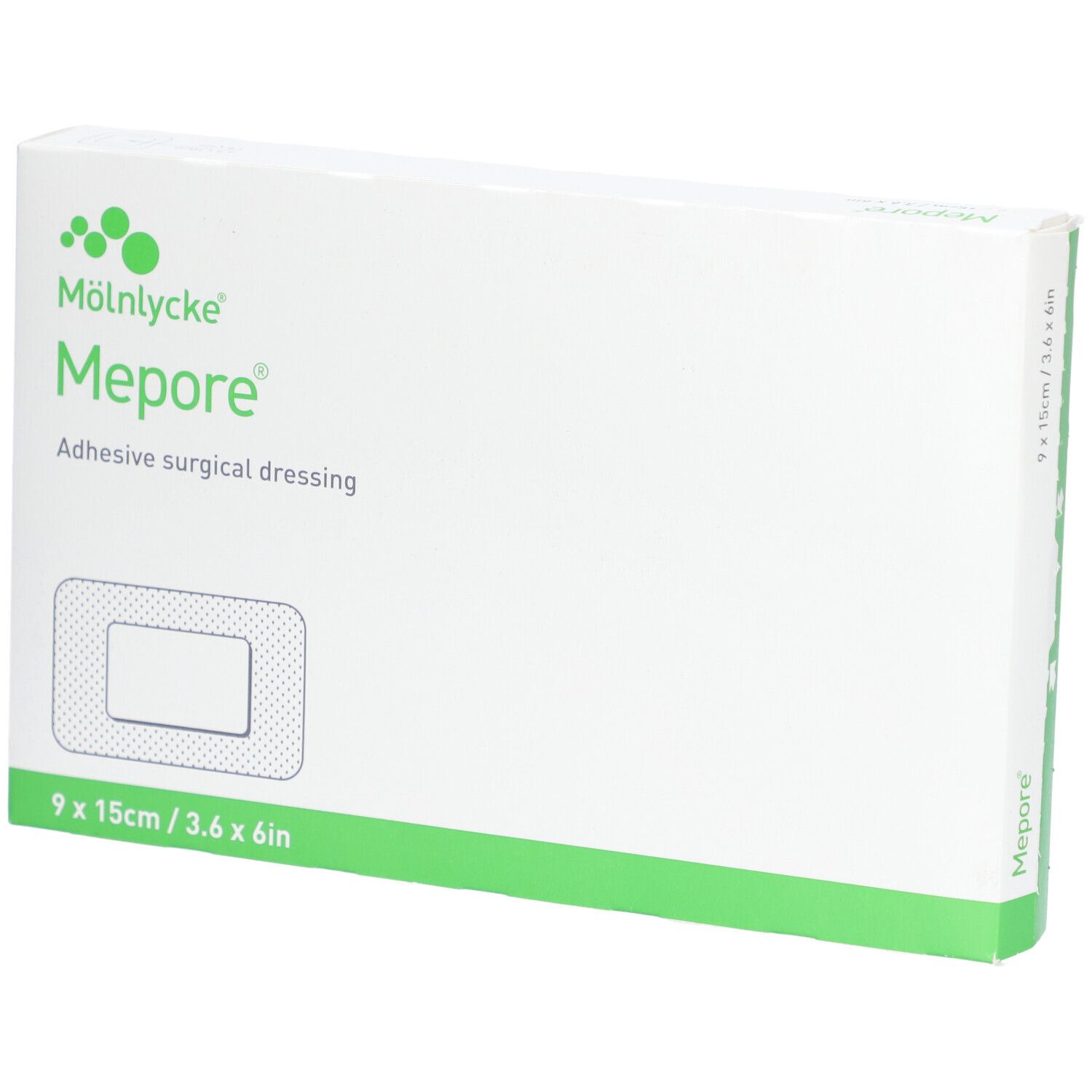 MEPORE Wundverb 15x9cm Wundki 10x5cm 5 Stk