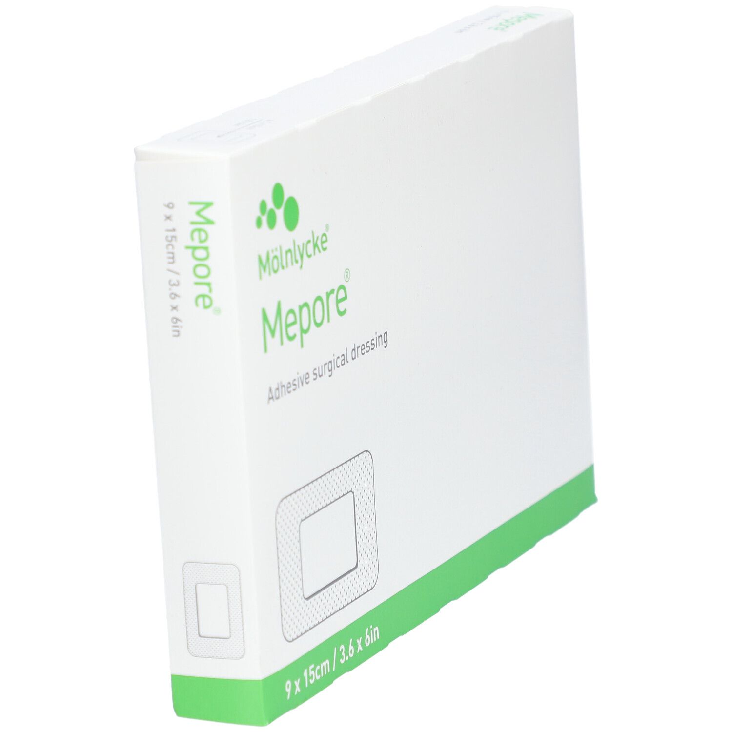 MEPORE Wundverb 15x9cm Wundki 10x5cm 5 Stk
