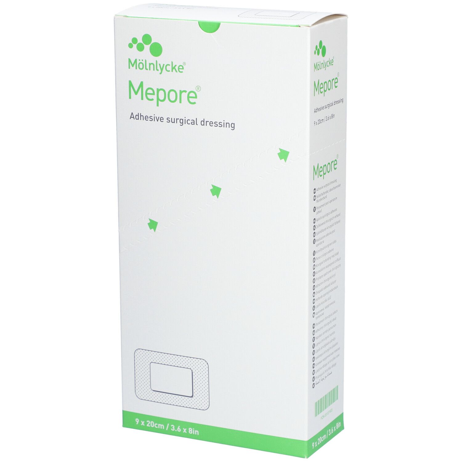 MEPORE Wundverband 20x9cm Wundki 15x5cm (n) 30 Stk