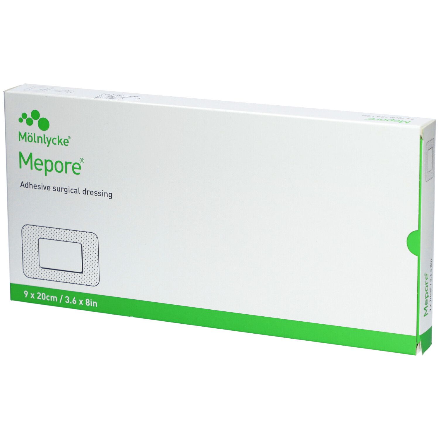 MEPORE Wundverband 20x9cm Wundki 15x5cm (n) 5 Stk