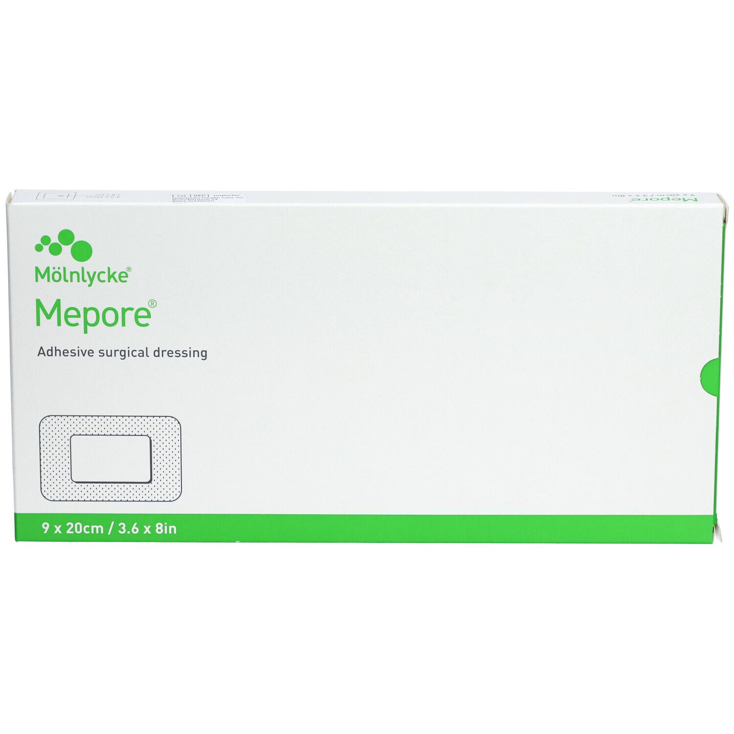 MEPORE Wundverband 20x9cm Wundki 15x5cm (n) 5 Stk