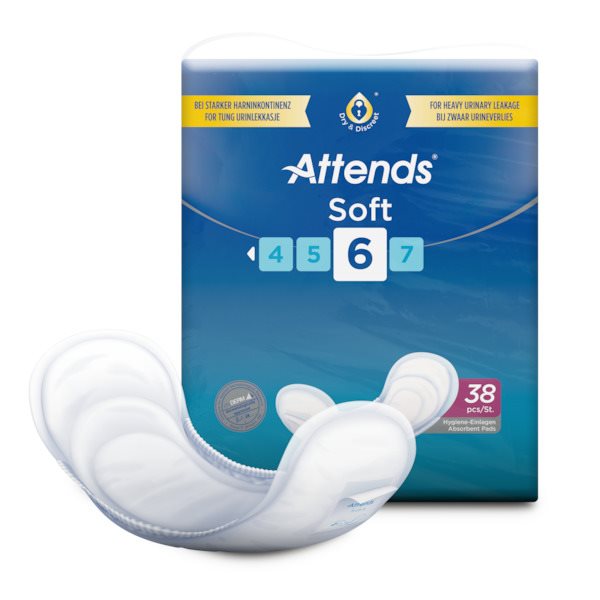 ATTENDS Soft 6 Einlagen 38 Stk