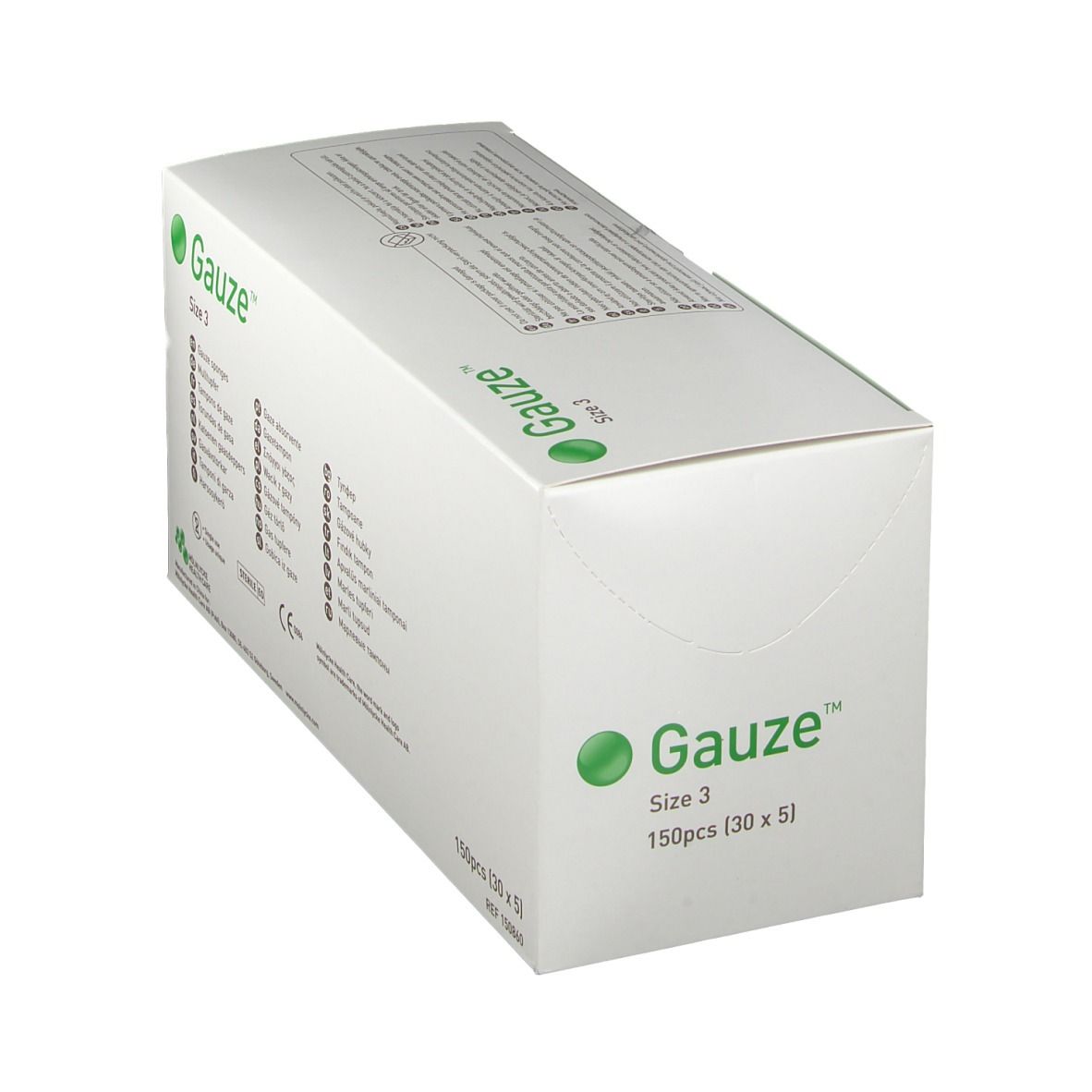 MÖLNLYCKE Gaze Rundtupfer Nr3 steril 30 Btl 5 Stk