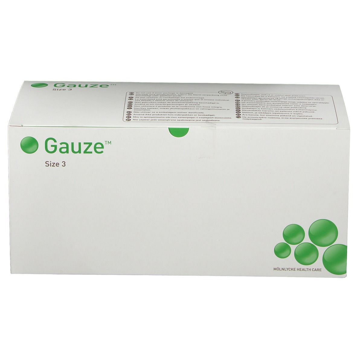 MÖLNLYCKE Gaze Rundtupfer Nr3 steril 30 Btl 5 Stk