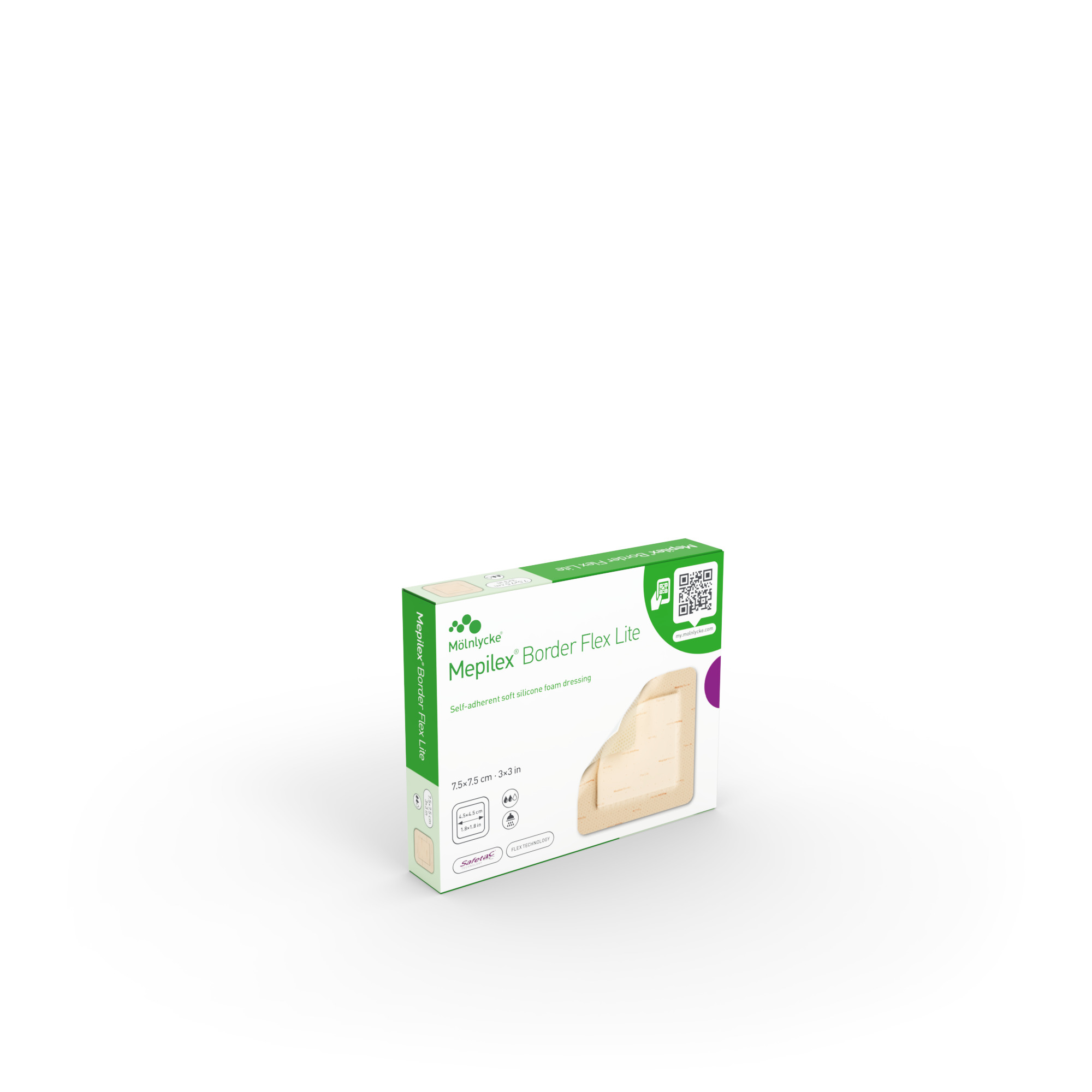 MEPILEX Border Flex Lite 7.5x7.5cm (n) 5 Stk
