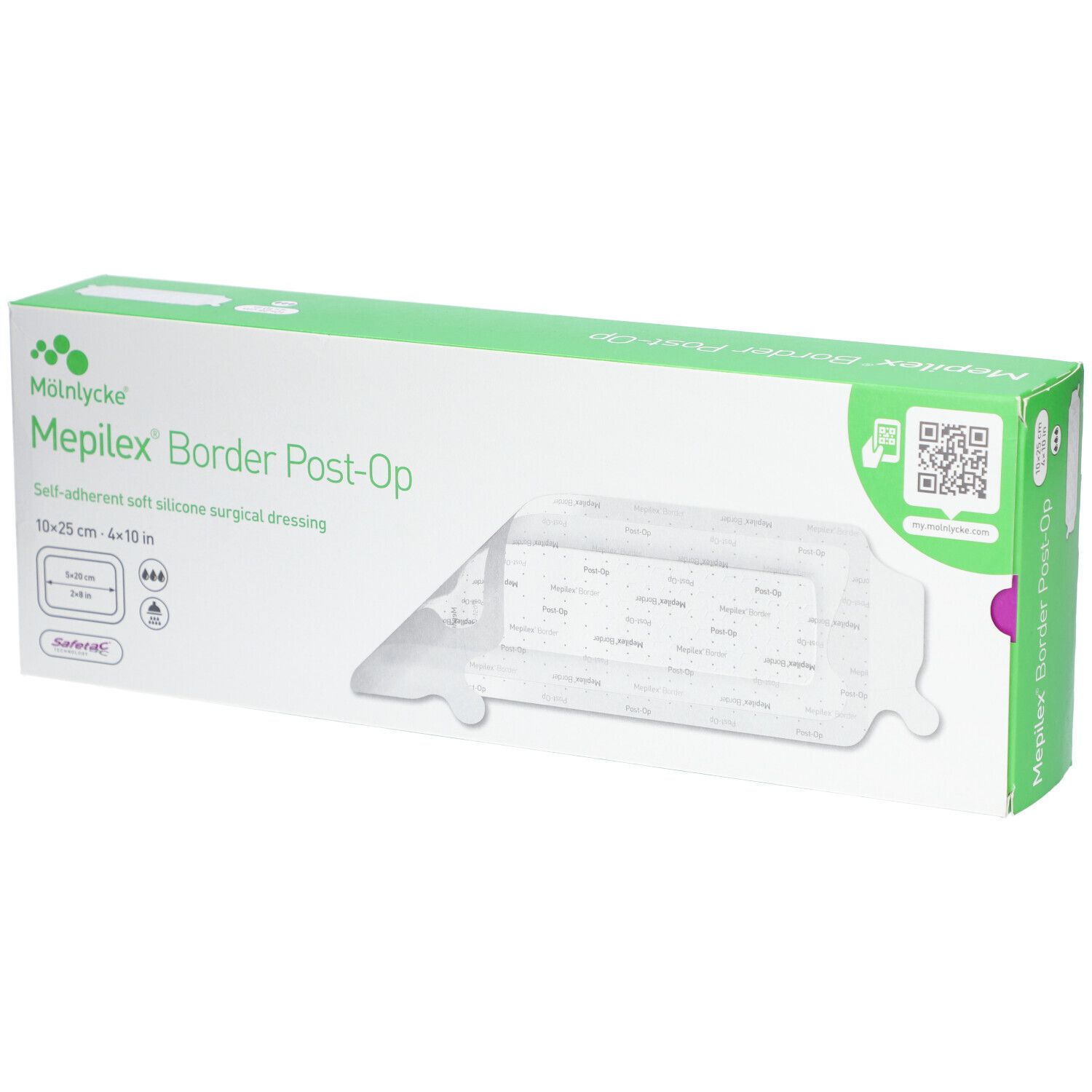 MEPILEX Border Post OP 10x25cm (neu) 10 Stk