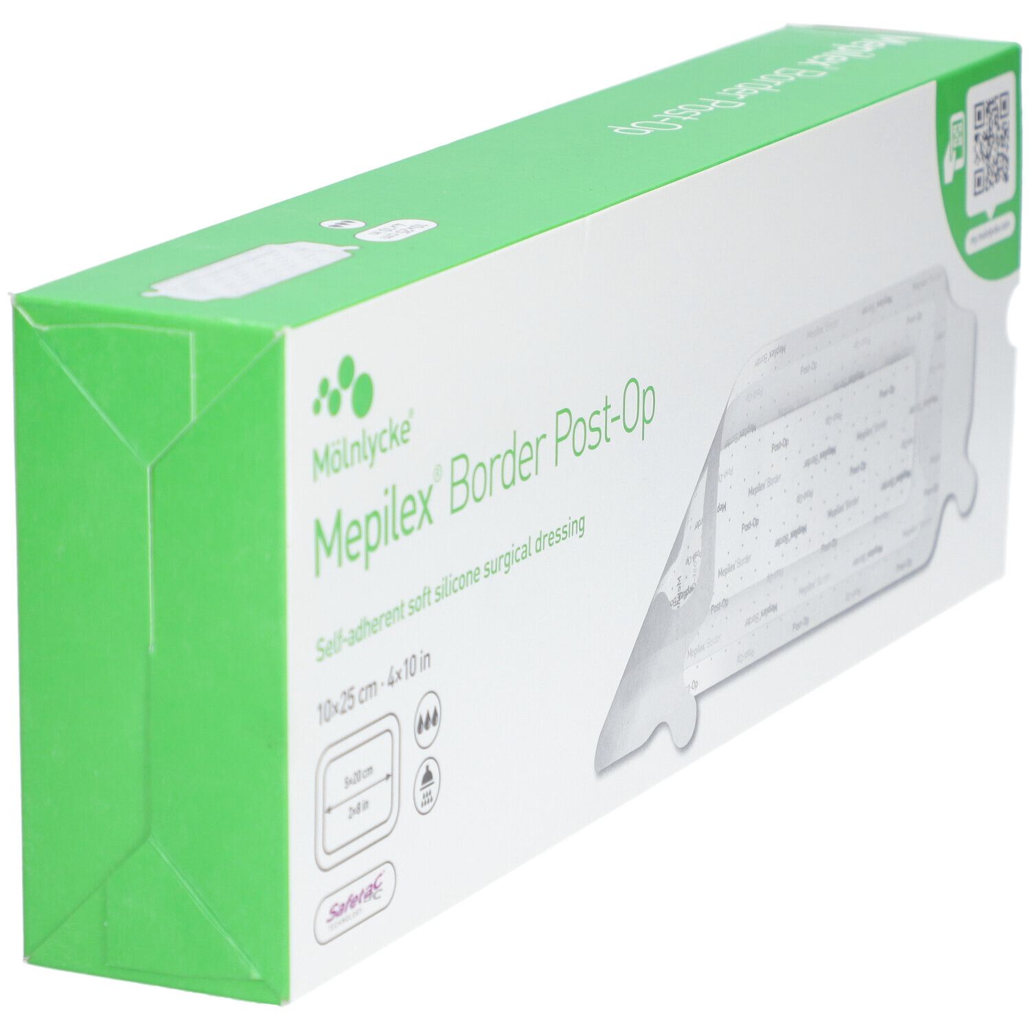 MEPILEX Border Post OP 10x25cm (neu) 10 Stk