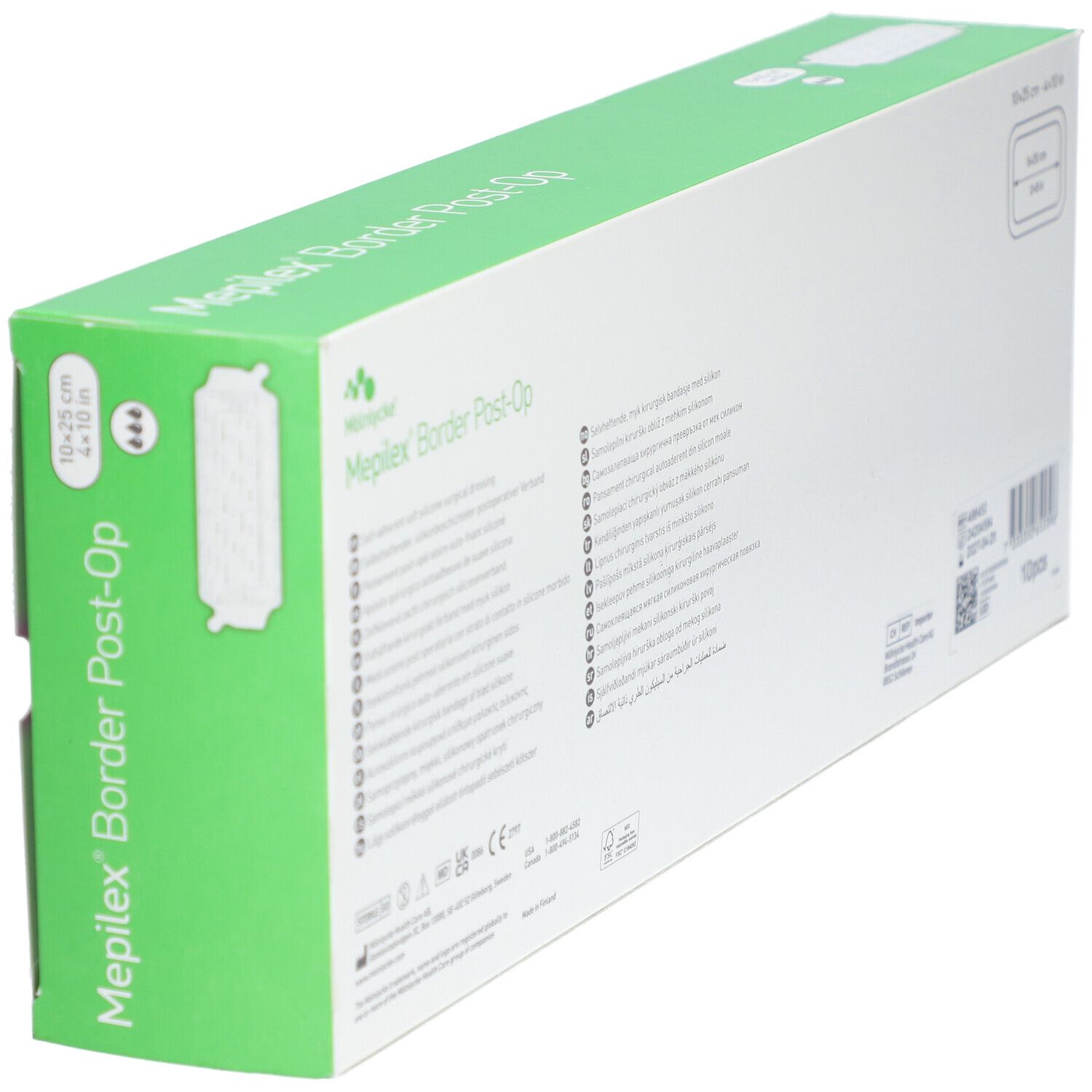 MEPILEX Border Post OP 10x25cm (neu) 10 Stk
