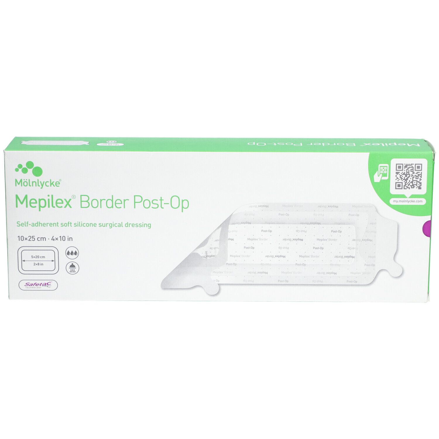 MEPILEX Border Post OP 10x25cm (neu) 10 Stk