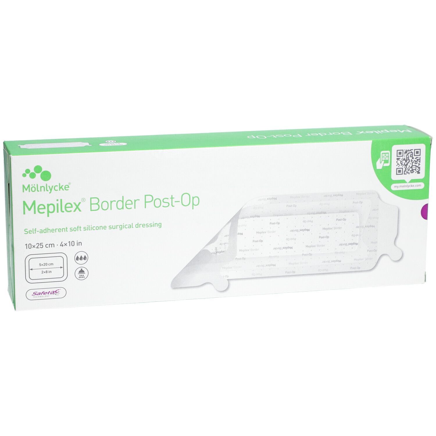 MEPILEX Border Post OP 10x25cm (neu) 10 Stk