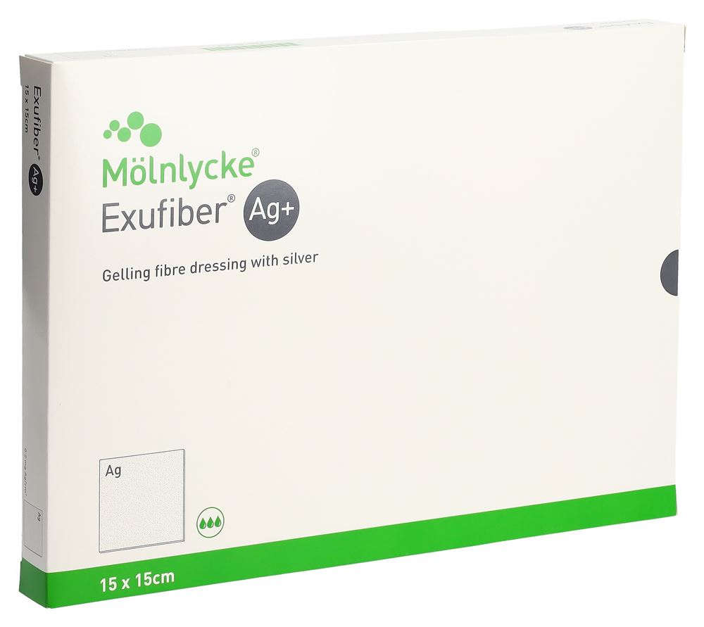EXUFIBER Ag+ 15x15cm (neu) 10 Stk