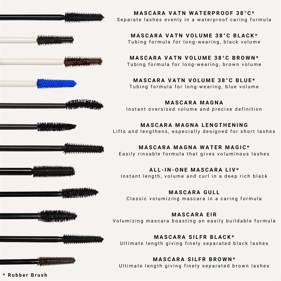 IDUN MINERALS Mascara Silfr Brown length separ veg