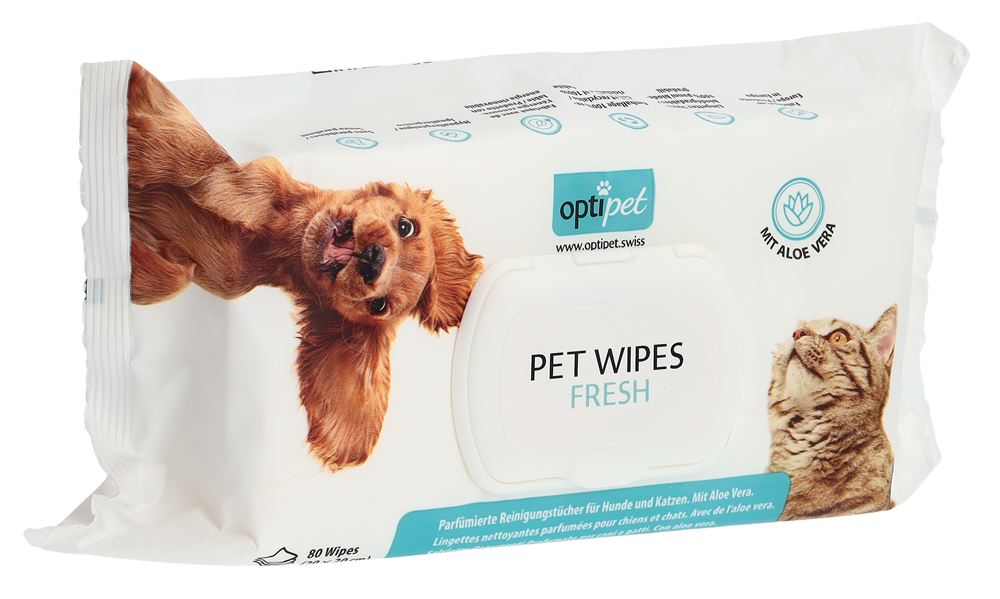 OPTIPET Pet Wipes 80 Stk