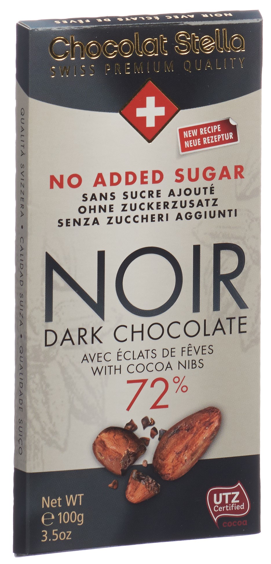 STELLA Schokolade Noir 72% 100 g