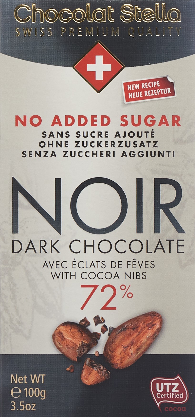 STELLA Schokolade Noir 72% 100 g