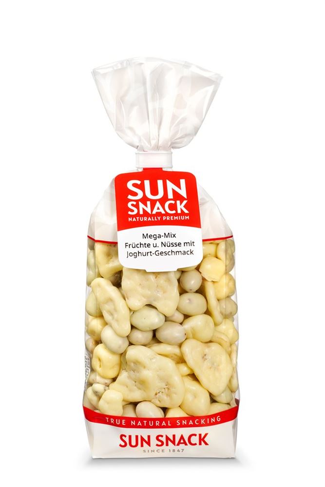 SUN SNACK Mega Mix Früchte+Nüsse m Jogh Btl 300 g