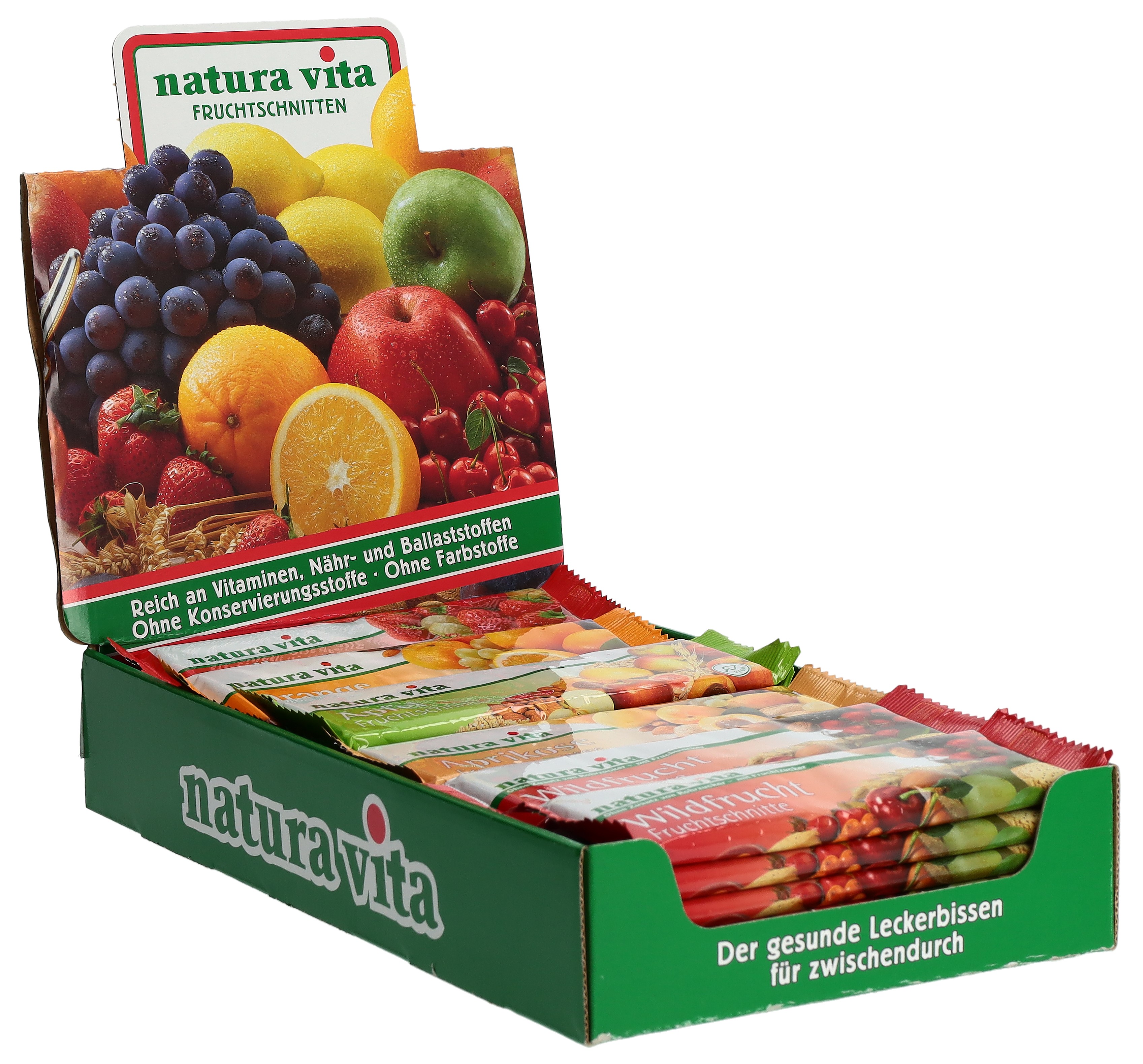 NATURAVITA Fruchtschnitte Wi/Apri/Ap/Or/Er 36 Stk