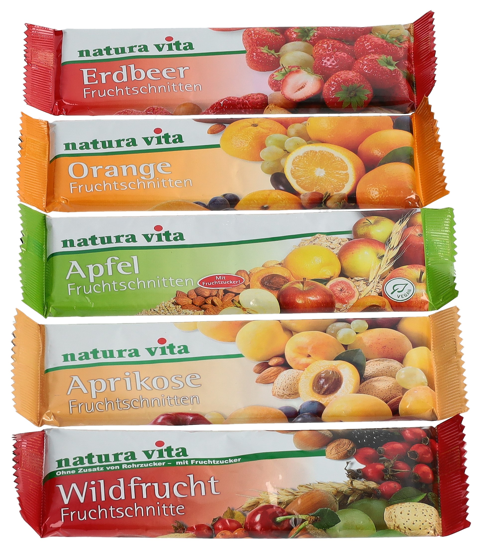 NATURAVITA Fruchtschnitte Wi/Apri/Ap/Or/Er 36 Stk