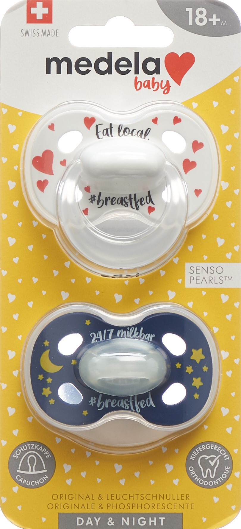 MEDELA Baby Nuggi Day&Night 18+ breastfed 2 Stk