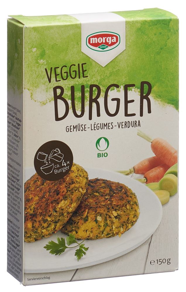 MORGA Gemüseburger Bio Knospe 150 g