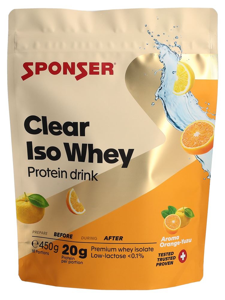 SPONSER Clear Iso Whey Orange Yuzu 450 g
