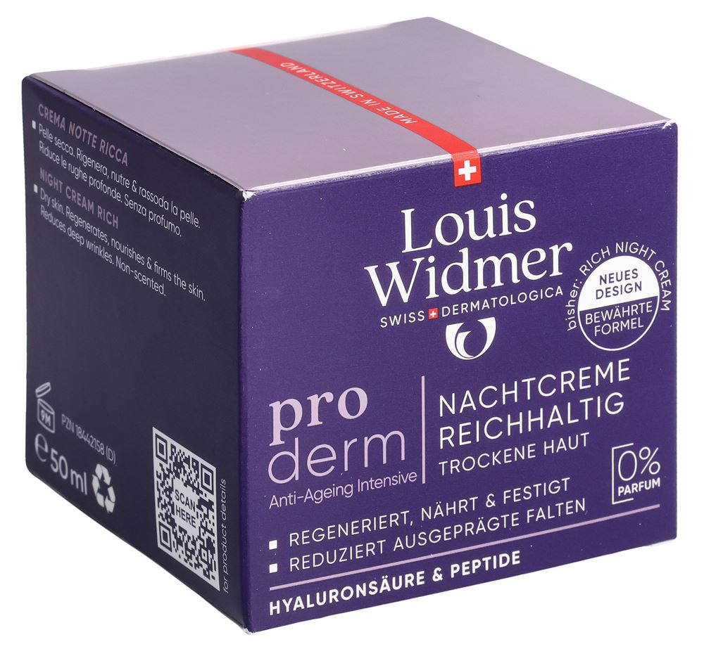 WIDMER Proderm Nachtcreme reichhaltig o Parf 50 ml