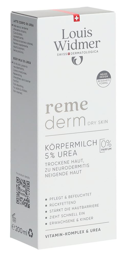 WIDMER Remederm Körpermi 5% Urea o Parf (n) 200 ml