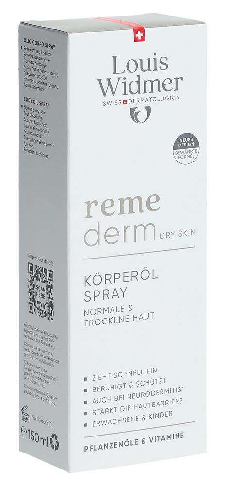 WIDMER Remederm Körperöl Spray parf 150 ml