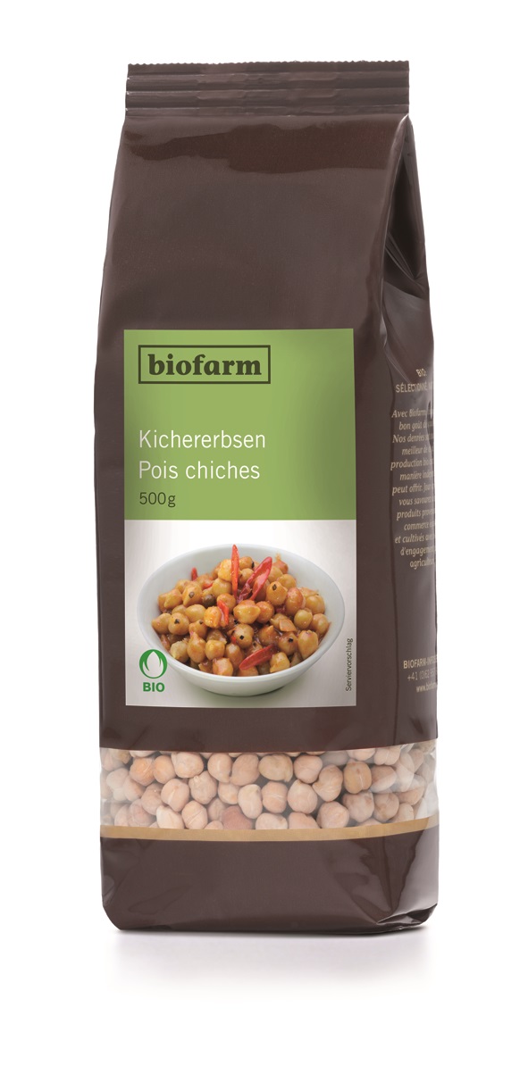 BIOFARM Kichererbsen Knospe Btl 500 g