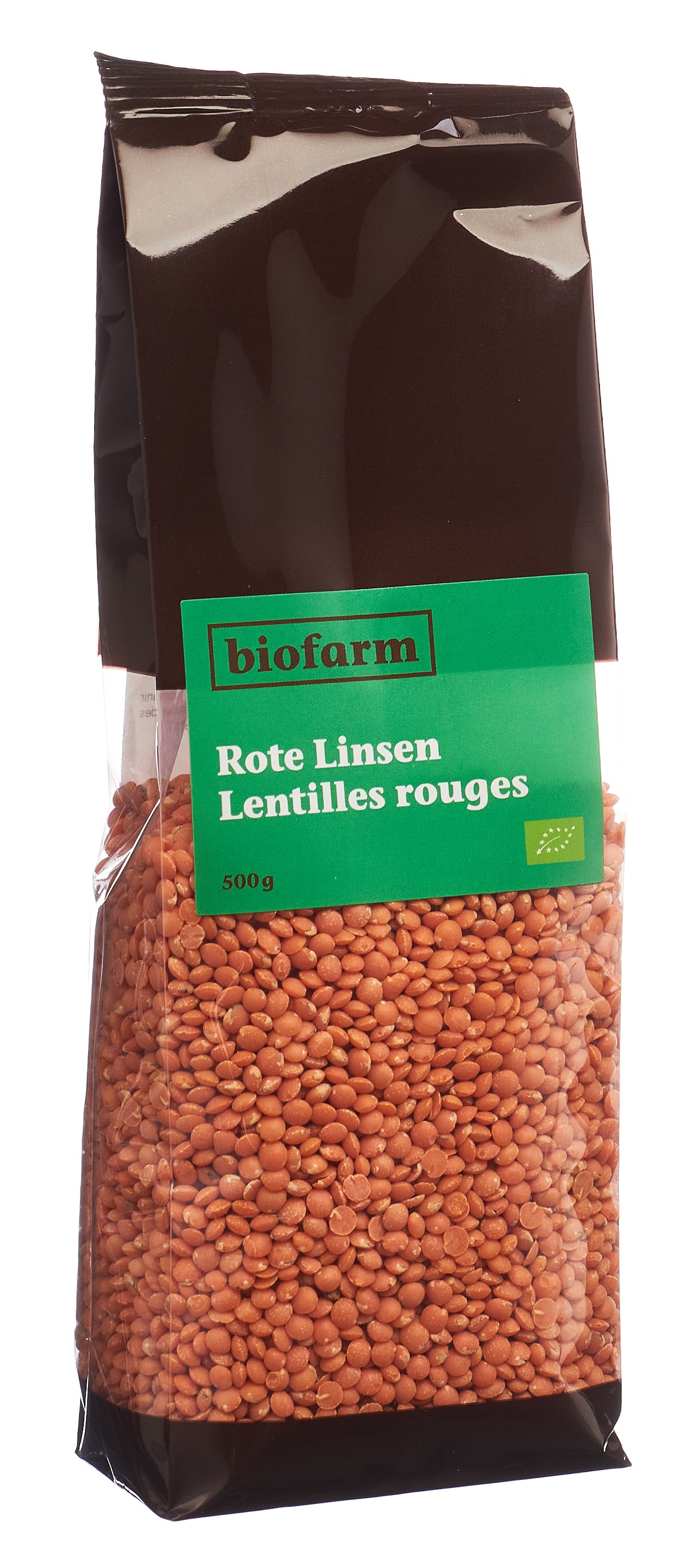 BIOFARM Rote Linsen Knospe Btl 500 g