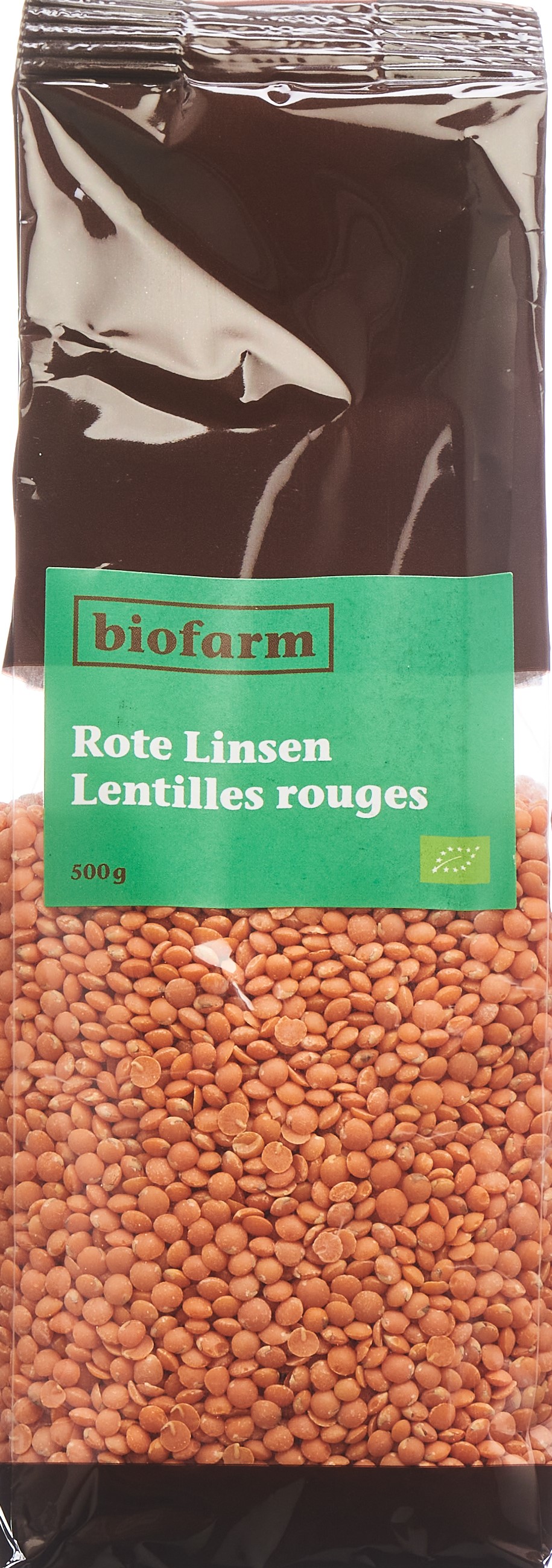 BIOFARM Rote Linsen Knospe Btl 500 g