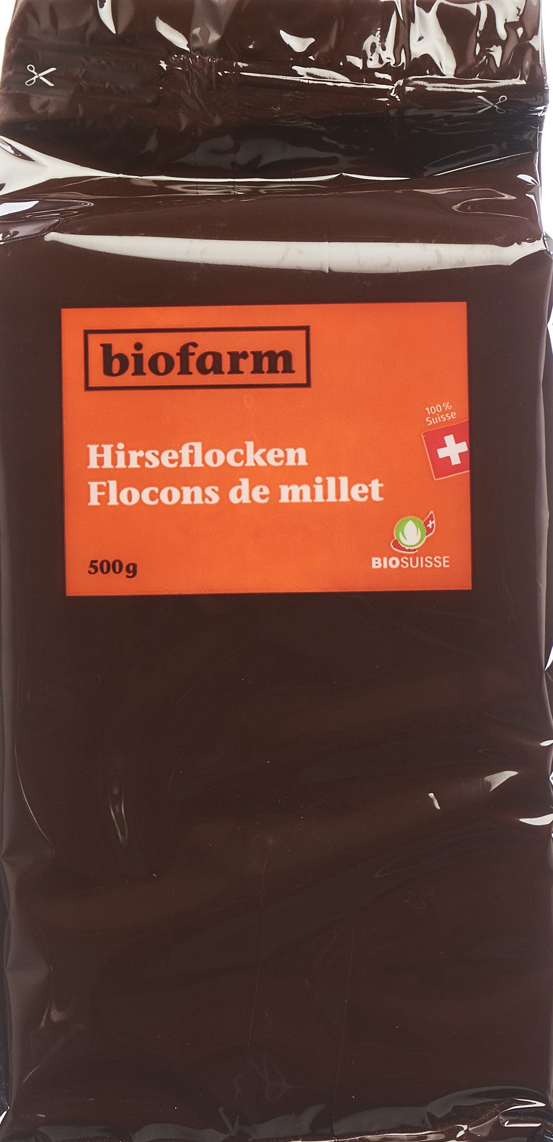 BIOFARM Schweizer Hirseflöckli Knospe 500 g