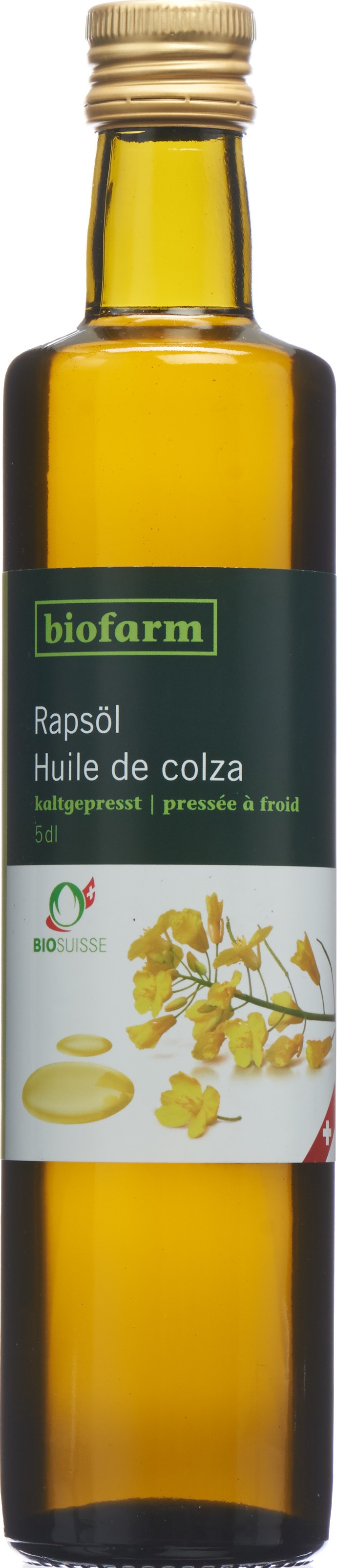 BIOFARM Rapsöl Knospe CH Fl 5 dl
