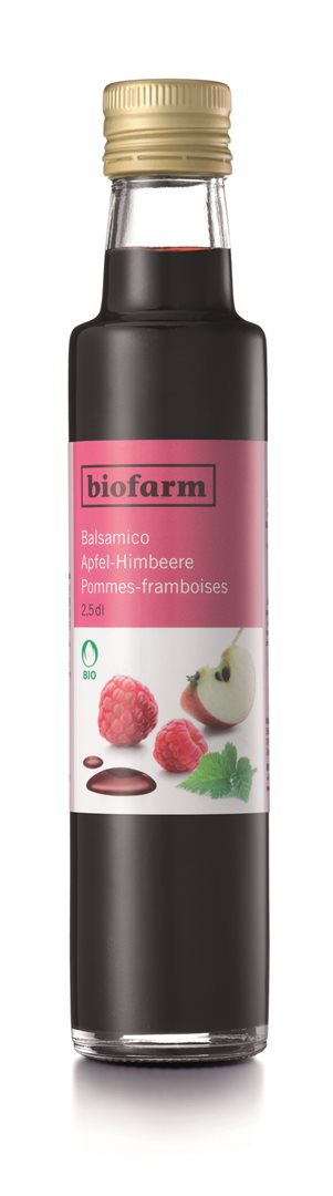 BIOFARM Balsamico Apfel Himbeere 250 ml