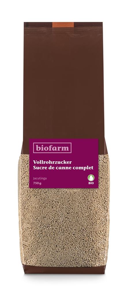 BIOFARM Vollrohrzucker Knospe Jacutinga 750 g