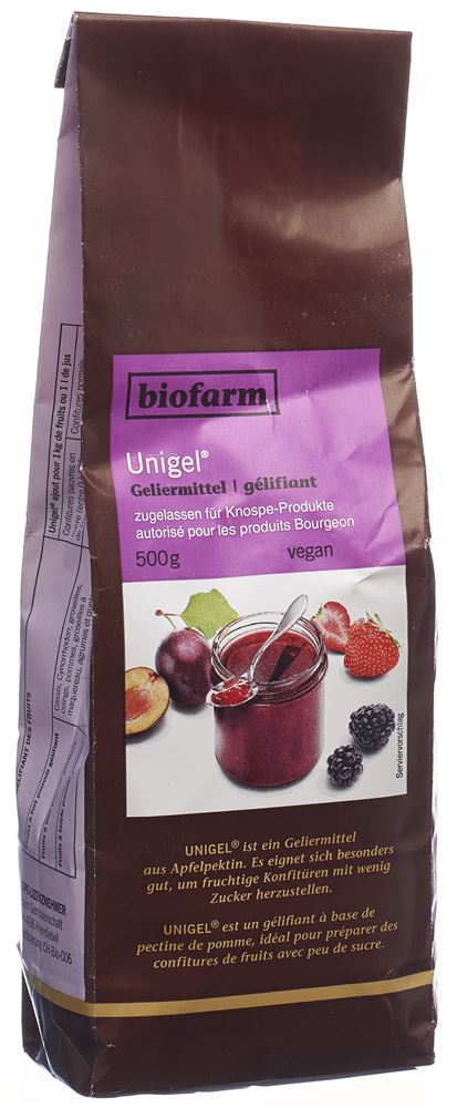 UNIGEL Geliermittel zugelassen f Knospe-Prod 500 g
